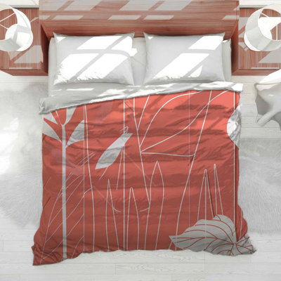 Trendy Floral Plush Bedding