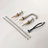 8" Solid Brass Widespread Bathroom Sink Faucet Double Handle Bathroom Faucet Primast-80022483