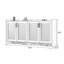 Rangement pour chaussures en alliage d'aluminium blanc