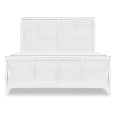 Country Living Sleigh Oak Bed