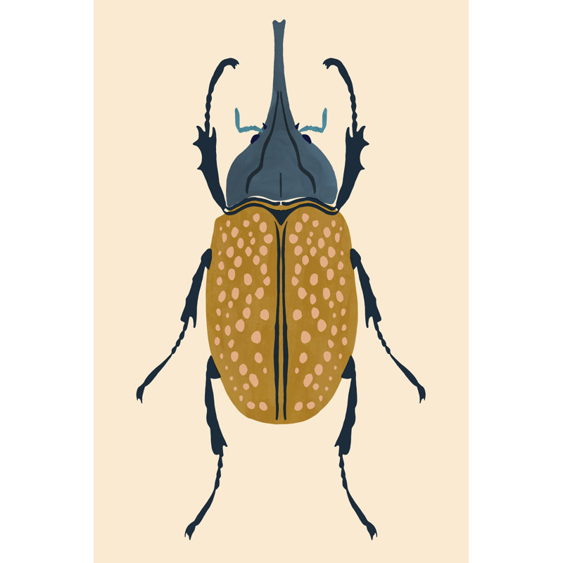 «Beetle Bug II» par Victoria Barnes, impression sur toile tendue, H 12 po x l 8 po