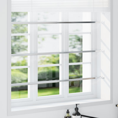 Wilsen 3 Piece Adjustable Security Window Bar