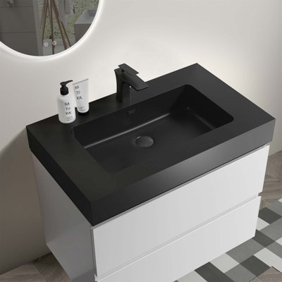 Seebeck 29.9'' Wall Mounted Single Bathroom Vanity with Top