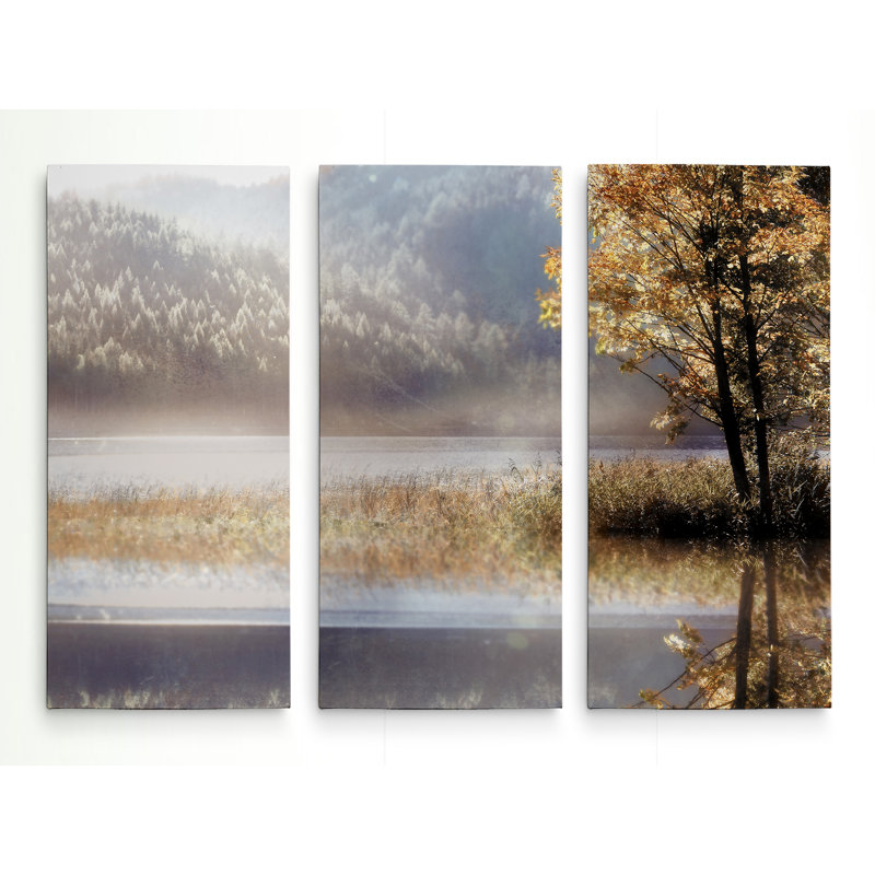 «Whispers», image multi-pièces sur toile tendue, H 24 po x l 36 po x P 1,5 po