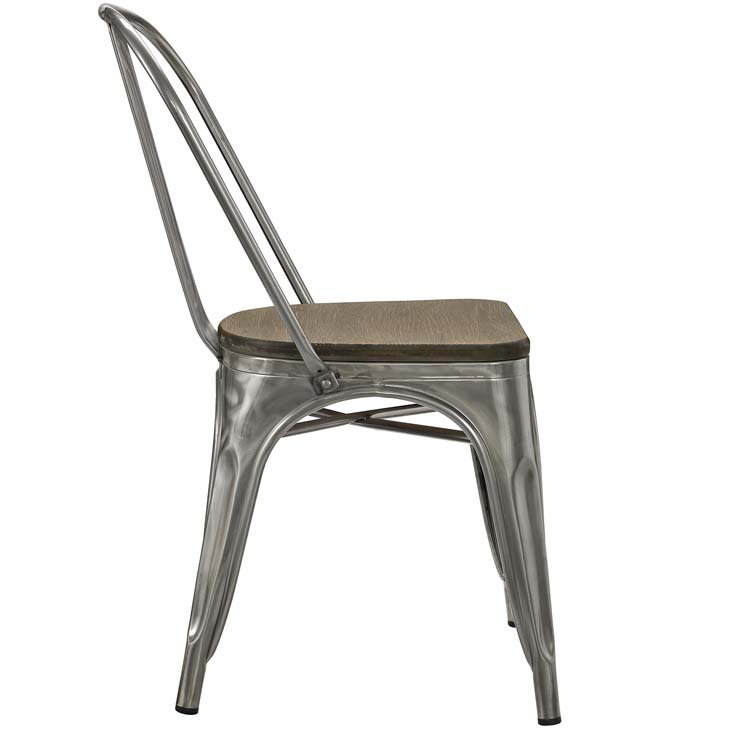 Chaise d'appoint Modway Promenade, Métal industriel