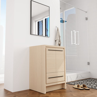 24'' Single Bathroom Vanity Base Without Top