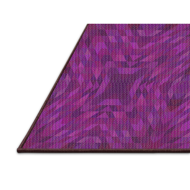 Tapis mauve à métier motorisée, Tapis de couloir 2 pi x 5 pi