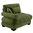 Milano Sofa LSF W/3 pillows - green