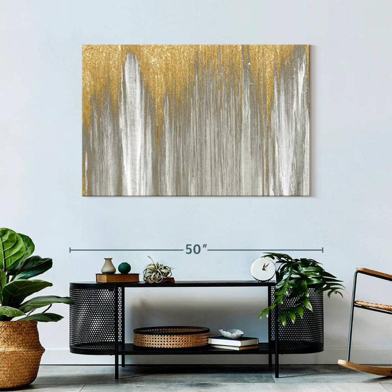 Avery Gold Falls, 30" H x 45" W