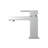 Quadrato Single-handle Bathroom Faucet with Drain Assembly-40356288