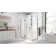 Unidoor-X 35" W x 34.375" D x 72" H Frameless Rectangle Shower Enclosure with Fixed Panel