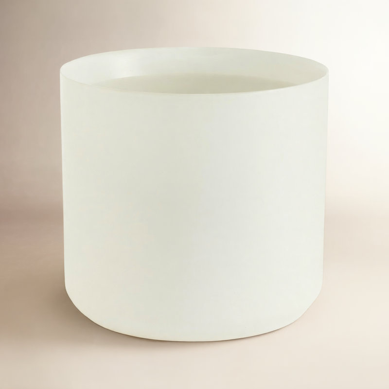 Parsons Handmade Ceramic Pot Planter, White