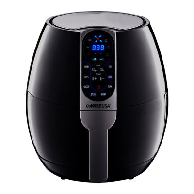 GoWISE USA 3.5 Liter Programmable  Air Fryer with 8 Cooking Presets