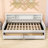 Twin Upholstered Platform Bed with Storage Shelves and 2 Drawers-1036012375
