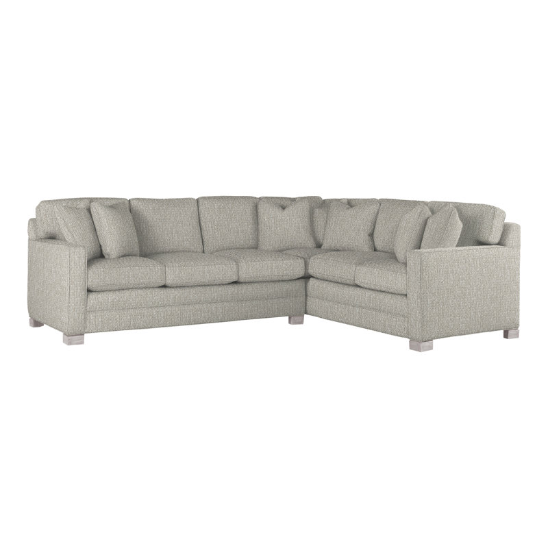 American Bungalow 2-Piece Hillcrest L-Sectional, Tarbee Pebble, Navajo