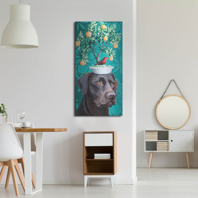  «Chocolate Boi» par Heather Gauthier, art mural en métal, 24 po x 48 po