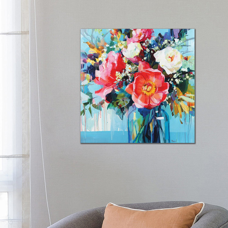 Belle Love 1 Piece Wrapped Canvas Painting, 66.04cm H x 66.04cm W