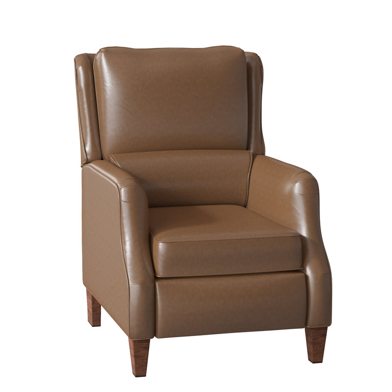 Schaumburg Recliner, Outsider Raven Genuine Leather, Espresso, Manual
