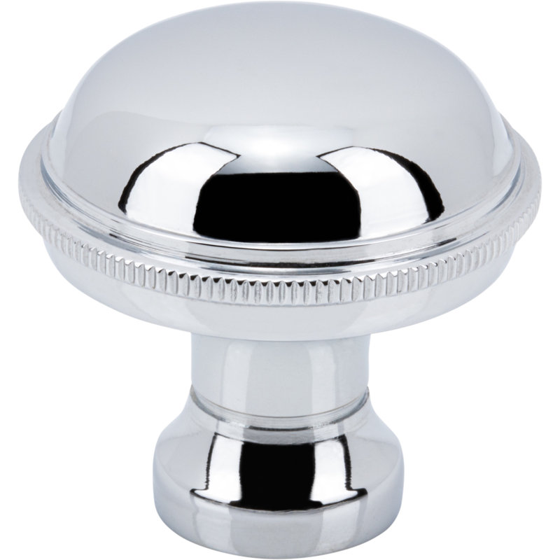 Purity 1 5/16" Diameter Round Knob, Polished Chrome