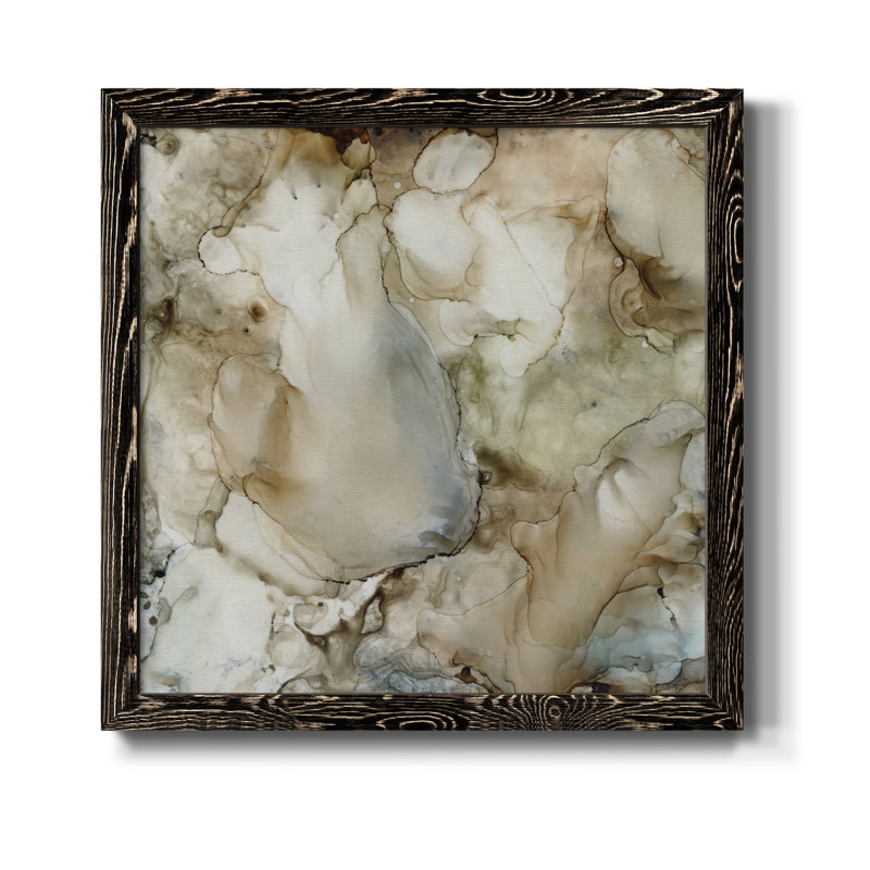 «Heart Fonder», art textuel sur toile, Cadre noir, H 17 po x l 17 po x P 1,5 po