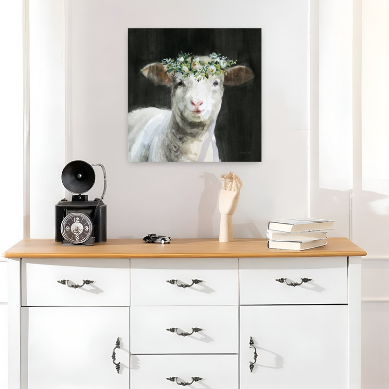 Art floral fantaisiste Barnyard Whimsy II, H 18 po x l 18 po