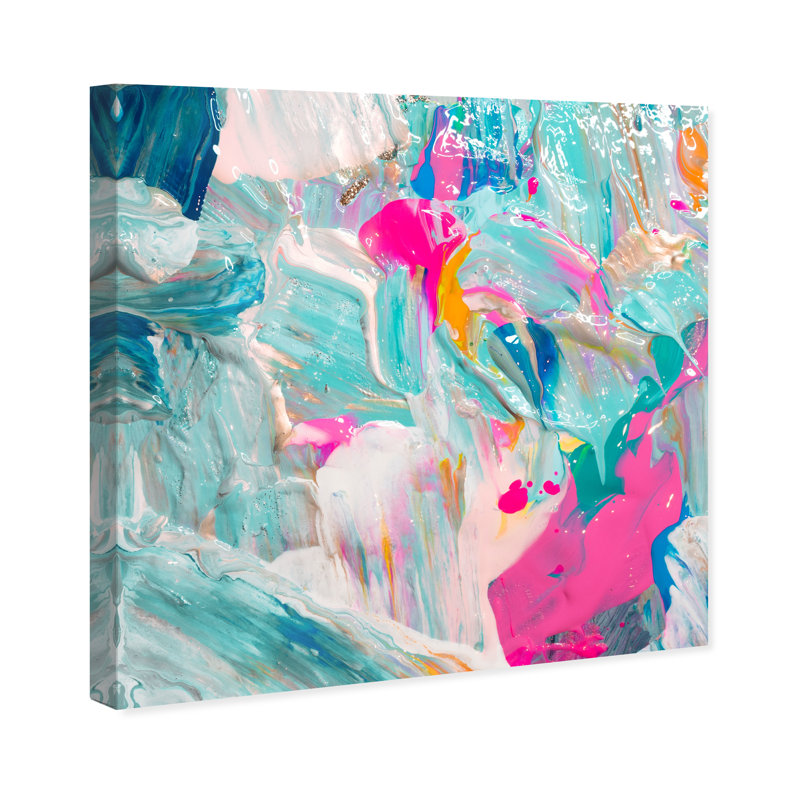 Abstrait doux-amer - impression sur toile, Toile tendue, H 20 po x l 20 po