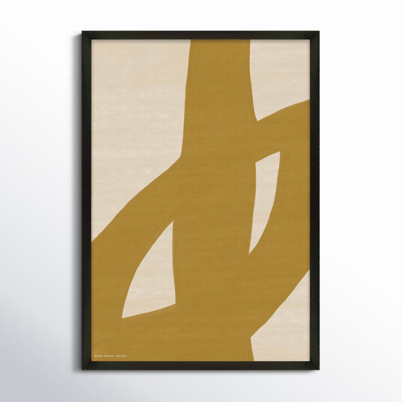 Form And Fusion 1 by Romina Gadler, Black Framed Paper, 38" H x 26.5" W x 1.25" D