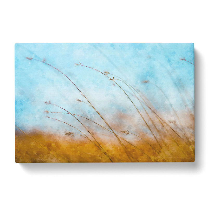 Blades Of Grass - Wrapped Canvas Painting, 35cm H x 50cm W x 3cm D