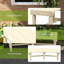 Chaise longue de patio - Bois semi-circulaire, naturel pour la pelouse, patio extérieur, cour, pelouse