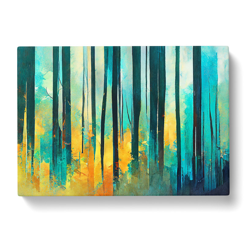 Awesome Abstract Forest Vol.5 - Wrapped Canvas, 35cm H x 50cm W