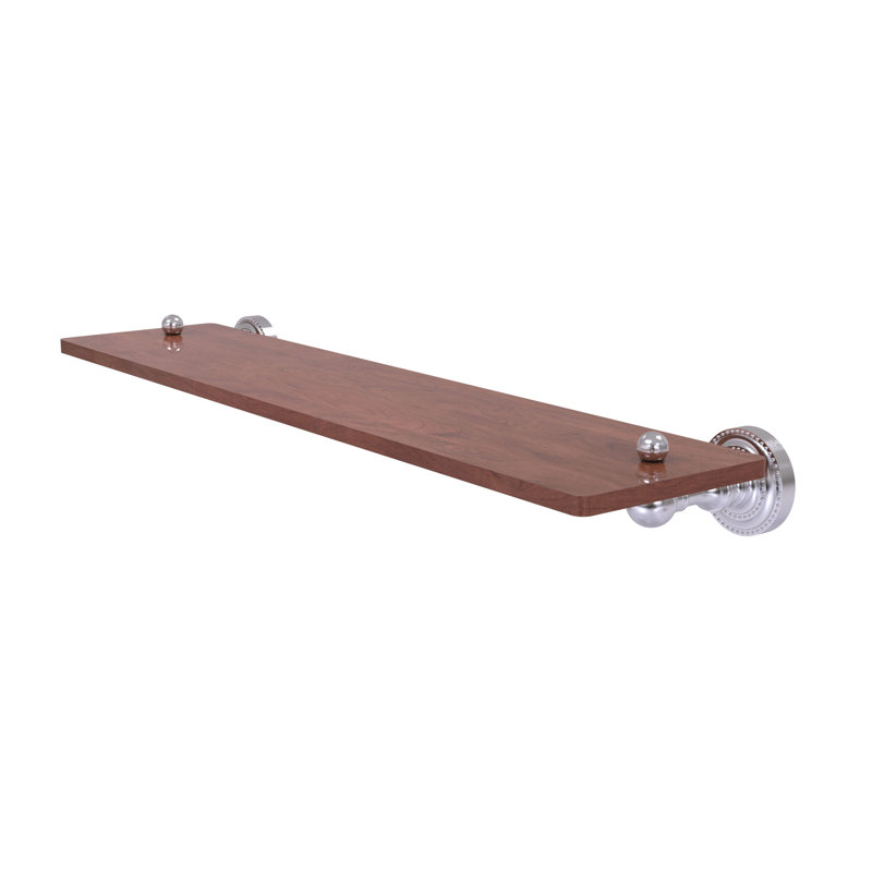Tablette de support Marchmont, Chrome satiné, H 2,5 po x l 22 po x P 5 po