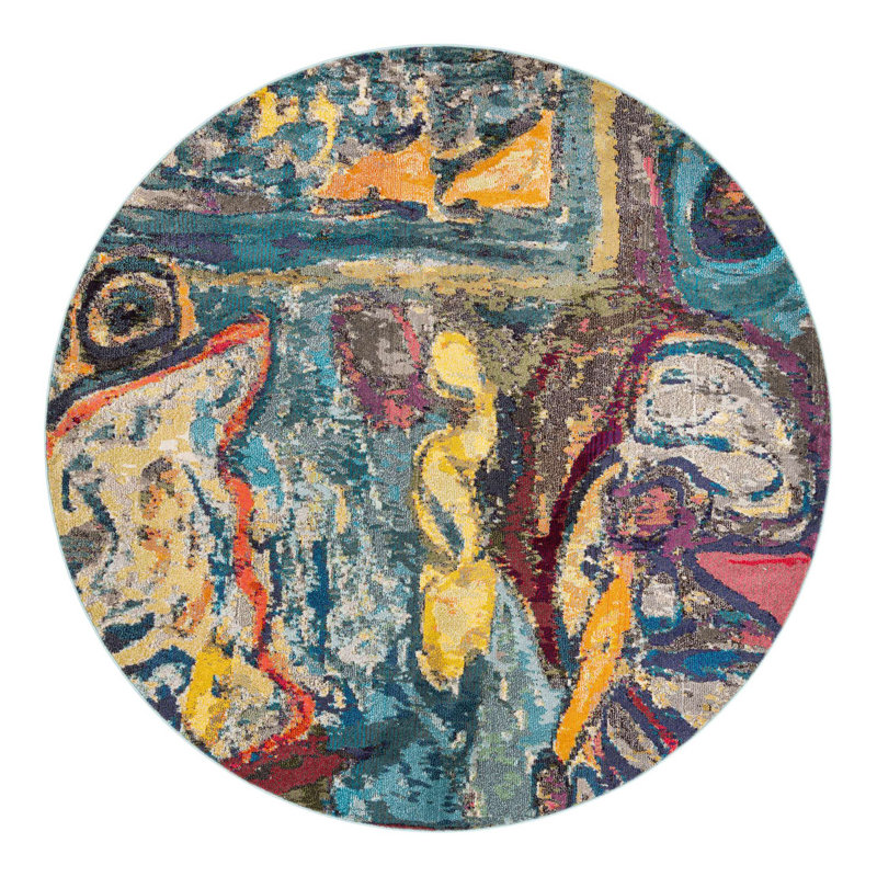 Tapis Wrought Studio ™ Ansela, Rond 7 pi 10 po