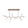Fiori 10 - Light Dimmable LED Modern Linear Chandelier
