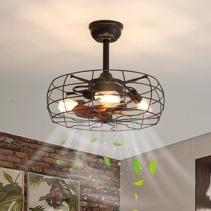 Ventilateur encastré rétro 19 pouces avec lumières