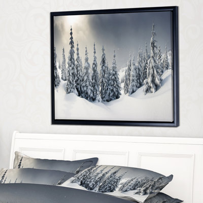 «Winter Landscape», photographie encadrée sur toile