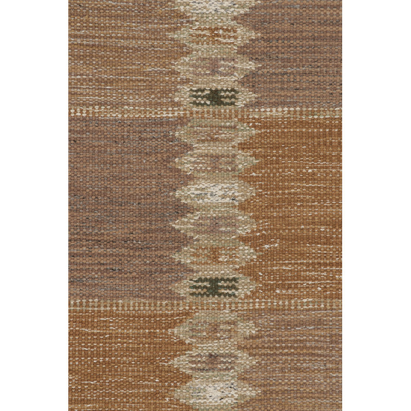 Scandinavian Wool Geometric Area Rug, Rectangle 6' x 9'
