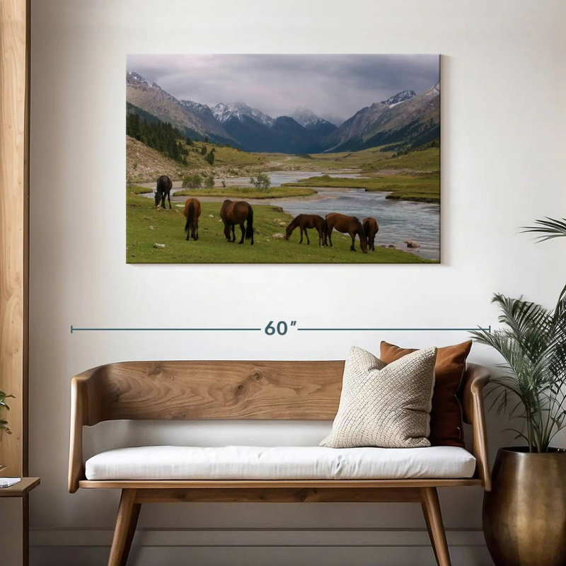 Karakol Horses, 30" H x 45" W