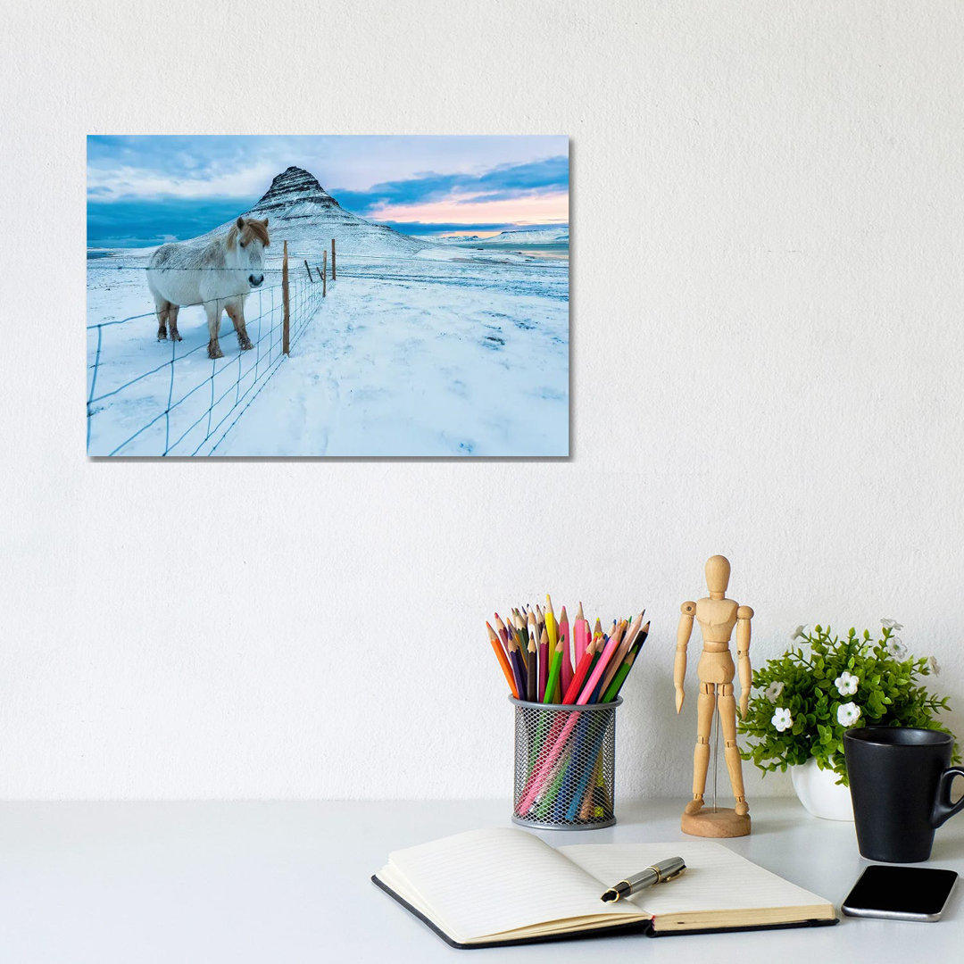 Kirkjufell Morn by David Gardiner - Wrapped Canvas Print