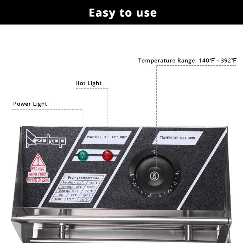 Vinsunny 6.3 Indoor Turkey Fryer