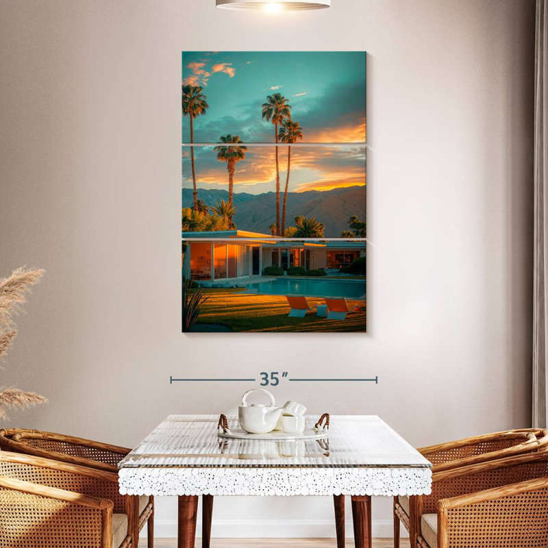 Lilie Palm Springs Golden Sunset, H 50 po x l 32 po
