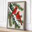 Winter Cardinals Botanical - Wrapped Canvas-1922681106-1922681093