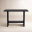 Soleil 42 po W - Console rectangulaire en bois noir-1248688879