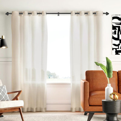 Curtain Rods for Windows 28 to 60 inch 58 inch Adjustable Wrap Around Curtain Rod