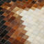 Tapis crème en cuir de vache, tapis de salon moderne-1360525832