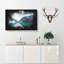 Mountain Range Reflection - Wrapped Canvas Painting-56645434