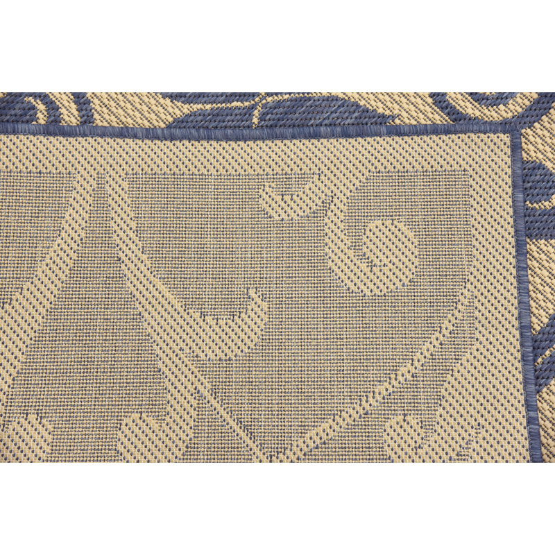 Tapis intérieur / extérieur beige Hoyne, Tapis de couloir 2 pi 2 po x 6 pi 1 po