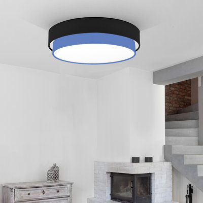 Avory Fabric Flush Mount