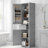 Modern Tall Bathroom Cabinet, 72"H Freestanding Storage Tower With Door Shelves, Drawer & Adjustable Shelves-1395205788
