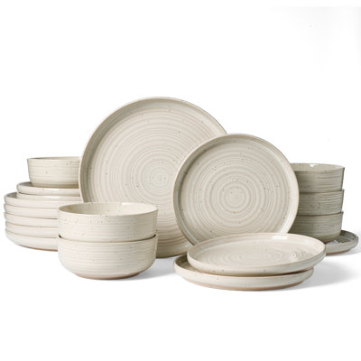 Stoneware Dinnerware Set Piece - Service for 6