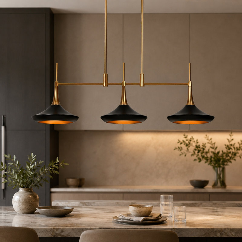 Justyce 3 - Light Kitchen Island Pendant